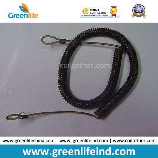 Buy cheap Plastic Spring Elastic Tape Holder Coiled Spiral Tool Lanyard from wholesalers