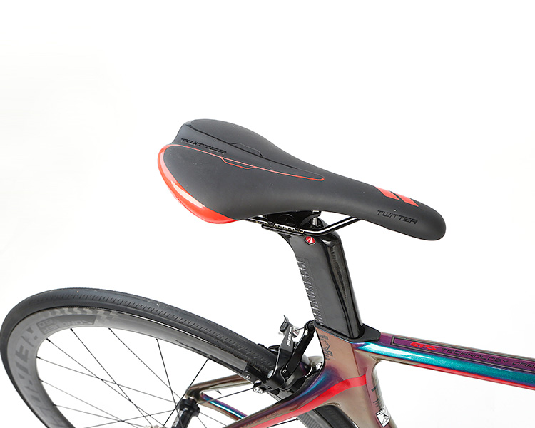 Holographic Frame Carbon Fiber Road Bike With Carbon Rim 22 Speed