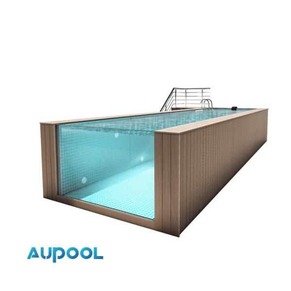 Family Sports Above Ground Fiberglass Portable Endless Swimming Pool with Fliter