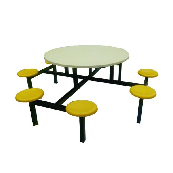 Buy cheap Canteen School Dining Room Table And Chairs 8 Seater Dining Table from wholesalers
