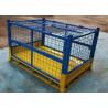 Buy cheap Collapsible Pallet Rack Cage Lockable Stillage For Warehouse Storage from wholesalers