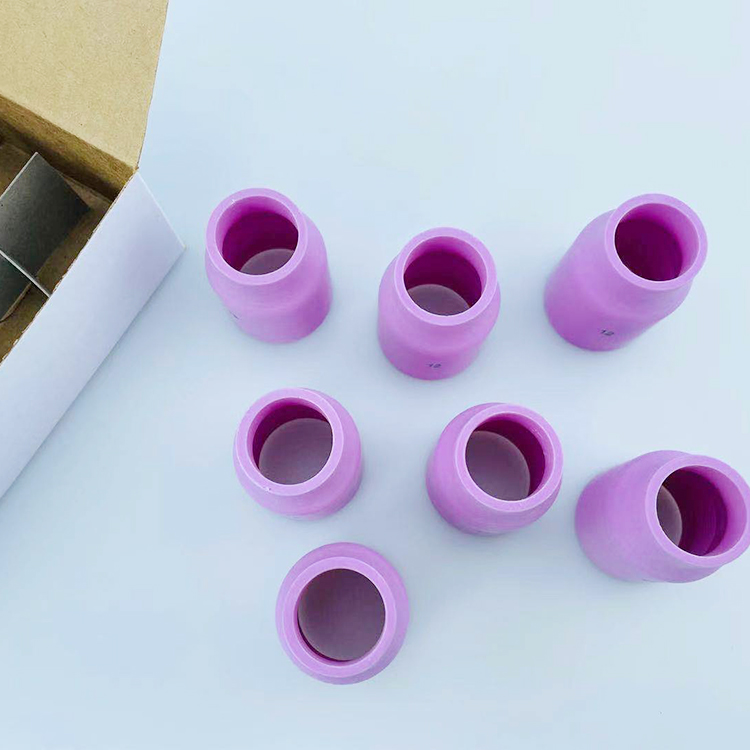 10Pcs TIG Welder Torch Accessories for Welding Pink Large Gas Lens Cup Alumina Nozzle