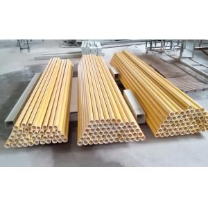 Buy cheap Lightweight Plastic Pultruded Fiberglass Tube FRP GRP Hollow Round Bar from wholesalers