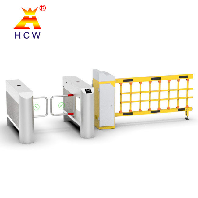 Temperature Measurement Swing Turnstile Gate 600mm With Face Recognition System
