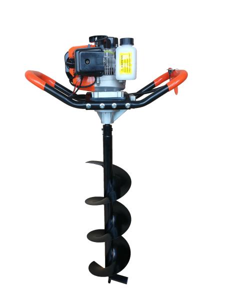 Buy cheap 52 CC 2 Stroke Gas Post Hole Digger 1.45 KW Petrol Gasoline Power Ice Auger from wholesalers