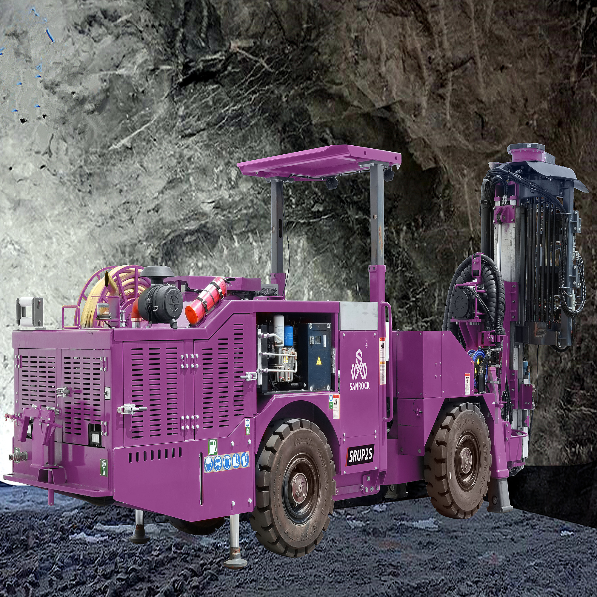 Booms Jumbo Drilling Rig Mining Equipment Underground Hydraulic Drilling Rig For Sale