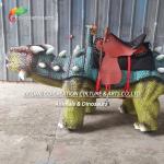 Animatronic Walking Ankylosaurus Walking Dinosaurs Playground Equipment For