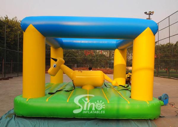 Buy cheap Commercial quality crazy horse children N adults inflatable bouncy castle for outdoor parties or events from wholesalers