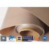 Buy cheap Tan PTFE Coated Fiberglass Fabric For Hot Press Anti Stick Purposes from wholesalers