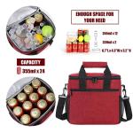 Water Resistant Thermal Cooler Lunch Bag For Travel