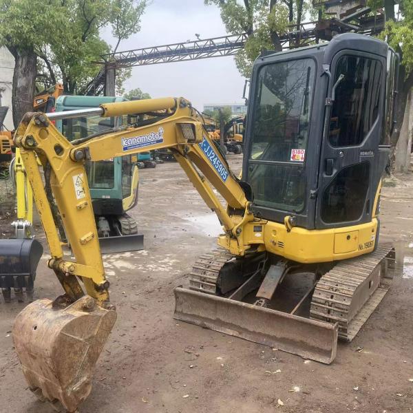 Buy cheap The best mini excavator Komatsu PC20 with cab small digger used machinery excavators mini mini small excavator from wholesalers