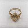 Buy cheap White Mother-Of-Pearl 18K Gold Ring Magic Alhambra Simple Design For Young Ladies from wholesalers