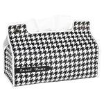 Portable Luxury Fold Washable Leather Napkin Holder for Home Restaurant and