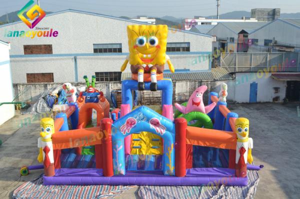 Buy cheap OEM Interesting Amusement Inflatable Play Park / Kids Blow Up Castle from wholesalers