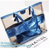 Buy cheap Shinning PVC Metal Chain Girls Fashion Mini Handbags, Fashionable Women PVC tote bags jelly candy handbag, tote shopper from wholesalers