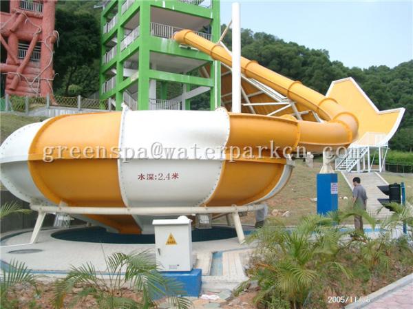 Buy cheap Durable Giant Aqua Park Equipments Aqua Park / Water Park Fiberglass Water Slide from wholesalers