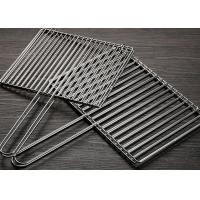 Buy cheap ISO9002 BBQ Grill Wire Mesh Non Stick Fish Grill Basket Anti Bending product