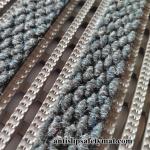 Heavy Duty Anti Slip Safety Floor Mat PVC Grid Carpet For Entryway 120 CM X 10 M