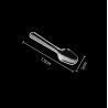Buy cheap Custom Party Mini Flat Disposable PS Plastic Tasting Serving Yogurt Jelly Ice Cream Spoons from wholesalers