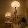 Buy cheap LED floor lamp modern tripod white feather floor lamp living room reading lamp bedside floor lamp(WH-MFL-27) from wholesalers