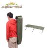 Buy cheap 190x64x42cm Foldable Camping Bed 600D Oxford Cloth Green Military For Adults from wholesalers