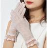 Buy cheap Spot Sun Protection Gloves Womens Summer UV Driving Thin Long Style Lace from wholesalers
