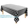 Buy cheap Tablecloth Rectangle Stain Resistant Spillproof Washable Polyester Gingham Table Cloth Outdoor Picnic, Kitchen holiday from wholesalers