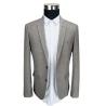 Buy cheap Office Mens Knit Blazer Casual Slim Fit Knit Fabric Blazer Grey Color from wholesalers