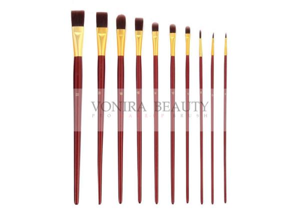 Buy cheap Long Handle Paint Body Makeup Brush Artist Grade Round Flat Filbert Tips from wholesalers