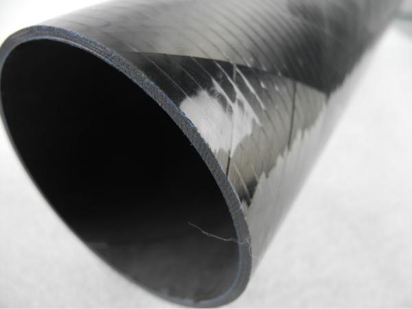Buy cheap Printing Machine Beam Carbon fiber Filament Wound Tube 30 Degree Winding Angle from wholesalers