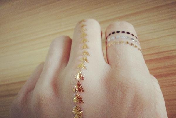 Buy cheap Metallic temporary tattoo from wholesalers