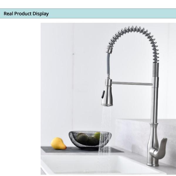 Buy cheap Smart Sensor 2 Mode Kitchen Spray Taps IPX5 Pull Down Mixer from wholesalers