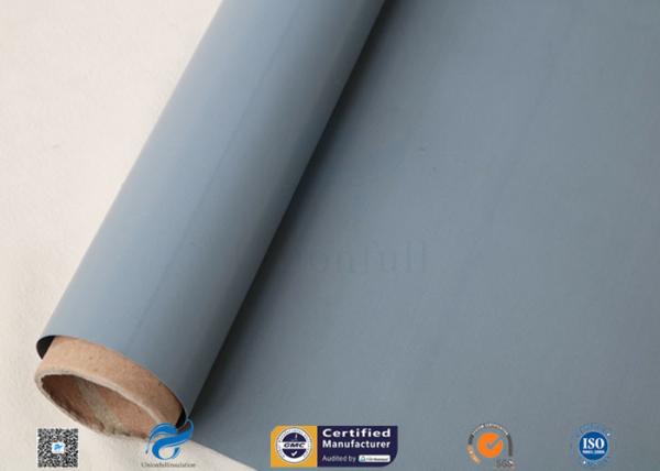 Buy cheap 0.3mm PVC Coated Fibreglass Fabric For Fire Blanket Fire Resistant Curtain from wholesalers