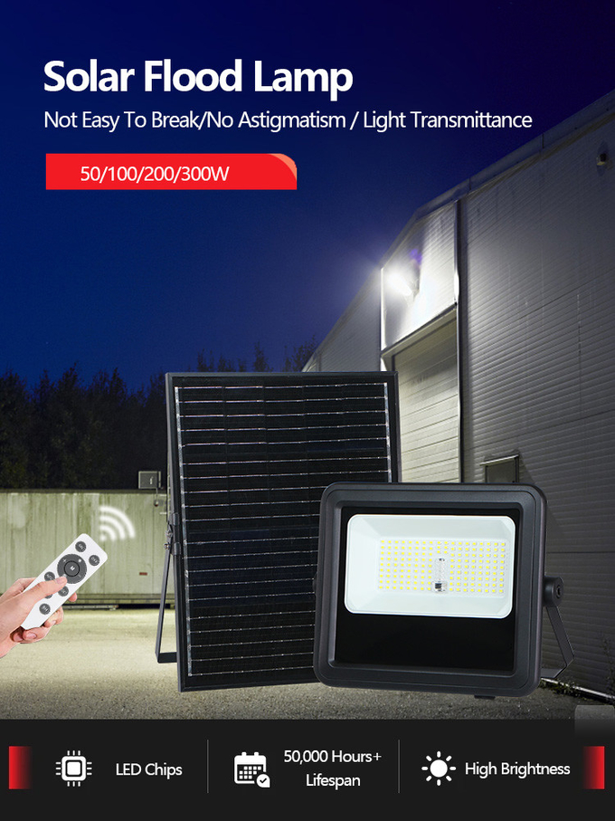 Ra70 2700k Solar Powered LED Street Lights Heat And Frost Resistance For All Weather Conditions