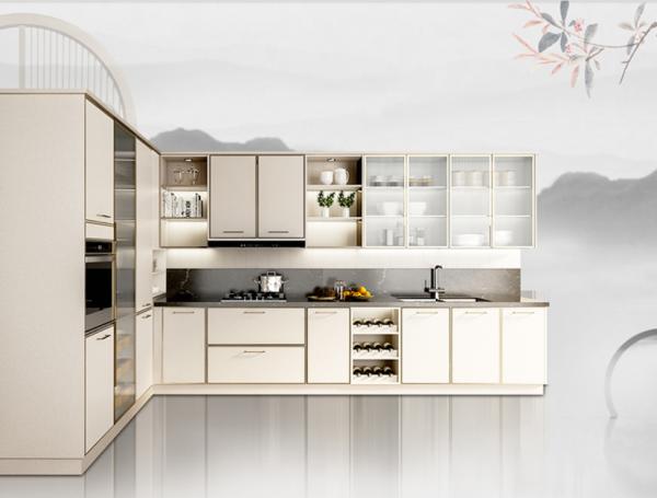 Buy cheap High End Solid Wood Cabinets White Solid Wood Door Brown Quartz Stone Top from wholesalers