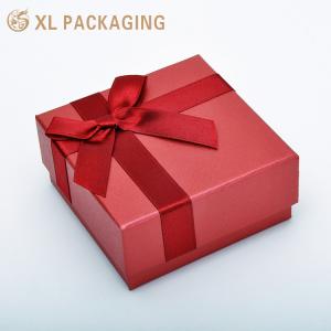 Buy cheap Custom Logo Jewelry Packaging Cardboard Paper Lid And Bottom Multiple Size Jewelry Box With Sponge Foam from wholesalers