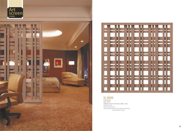 Buy cheap China Manufacturer Decorative Modern Design Metal Folding Screen Foom Dividers from wholesalers