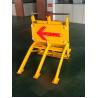 Buy cheap LED Arrow Collapsible Vehicle Interception Barrier Yellow from wholesalers