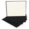 Buy cheap 15 Pack Canvas Boards For Oil Painting , Black Cotton Canvas Panels Multi Purpose from wholesalers