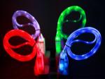 USB LED Light Cable Sync Data Charge Charging Cable Cord for iphone 6 samsung J7
