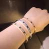 Buy cheap High Quality Fashion Fine Jewelry Pure 18k Real Gold And Natural Vs Diamonds LOVE Bracelet, Small Model Paved from wholesalers