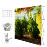 Buy cheap Portable Trade Show Backdrop Stand Various Shapes Detachable Frame 250g Fabric from wholesalers