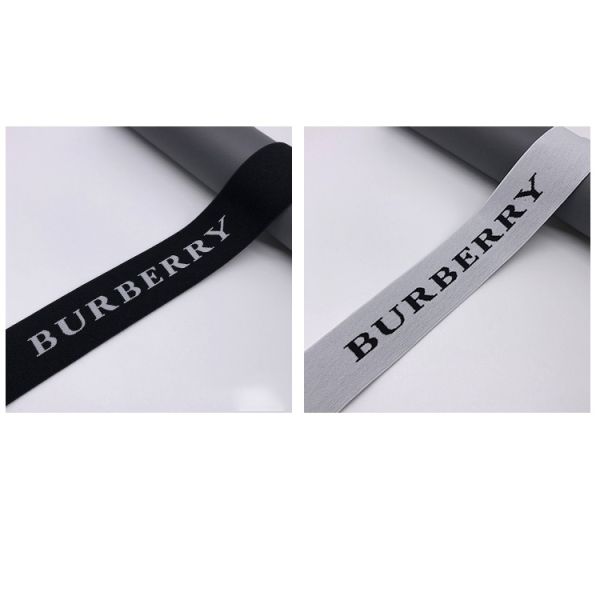 Knitted logo customization nylon jacquard ribbon for underwear waistband elastic jacquard band