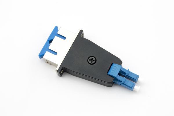 Quality Singlemode fiber sc to lc adapter,Duplex / Simplex Fiber Optic Cable Connectors SC Female To LC Male Hybrid Adapters for sale