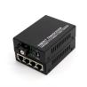 Buy cheap Fast 4 Port Fiber Media Converter 1 Fiber+4 Rj45 Port 1310/1550nm Singlemode from wholesalers