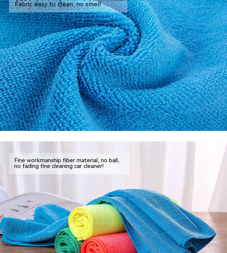 Sustainable Cleaning Solutions 40x40 Colorful Car Detailing Microfiber Cleaning Cloth
