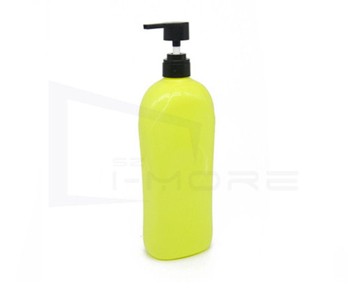 Logo Silk Printing OEM 750ml Empty Plastic Shampoo Bottles made in China