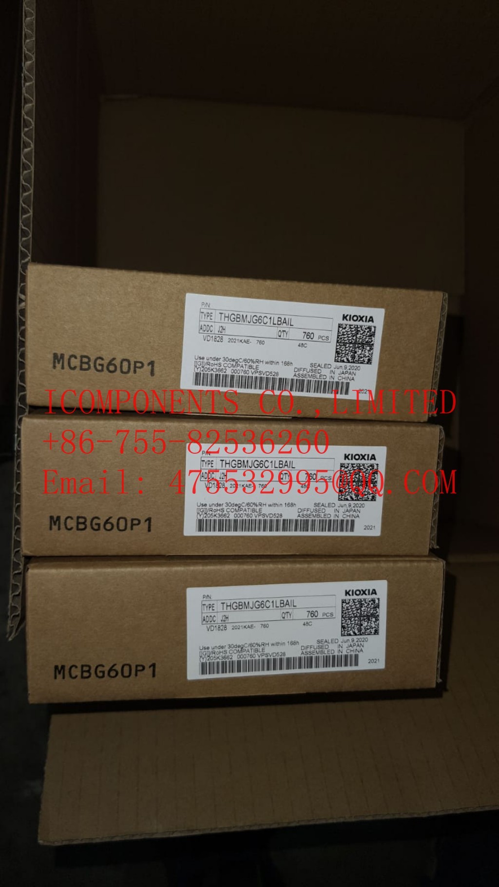 THGBMJG6C1LBAIL KIOXIA EMMC IC FLASH 64G MMC 52MHZ 153WFBGA NAND FLASH