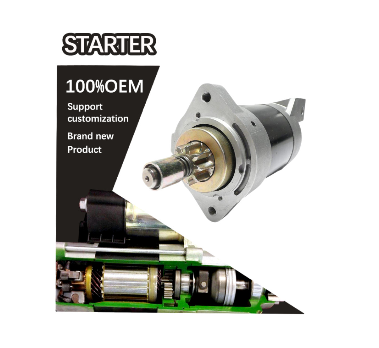 12V 9T CCW Marine starter MOT5006, MOT5006N S114555 S114-555 31100-95600,31100-95601 3110095600, 3110095601 31100-95600