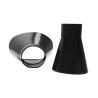 Buy cheap Silicone Round Fume Extractor Nozzle 67mm For Bamboo Arm Smoking Duct from wholesalers